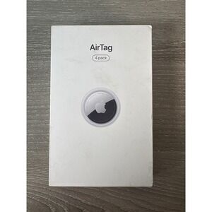 Apple AirTag 4 Pack White Bluetooth Item Tracker MX542AM/A Model A2187 New